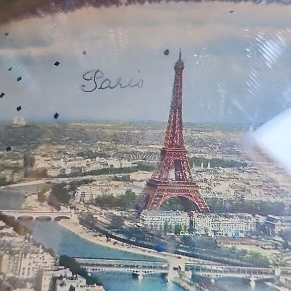 Vintage Domed Eiffel Tower Paris Postcard Wall Decor Coquette - Picture 4 of 8